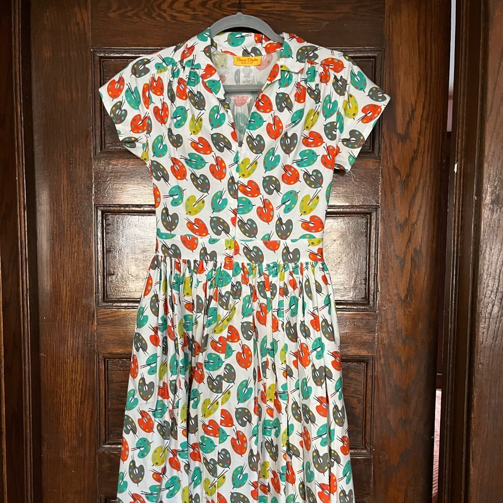 NWOT Bernie Dexter Kelly in Paint Palette Dress XS